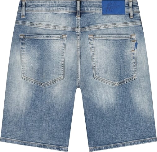 Malelions Malelions Men Washed Denim Shorts MMA40026019 Light Blue 42002