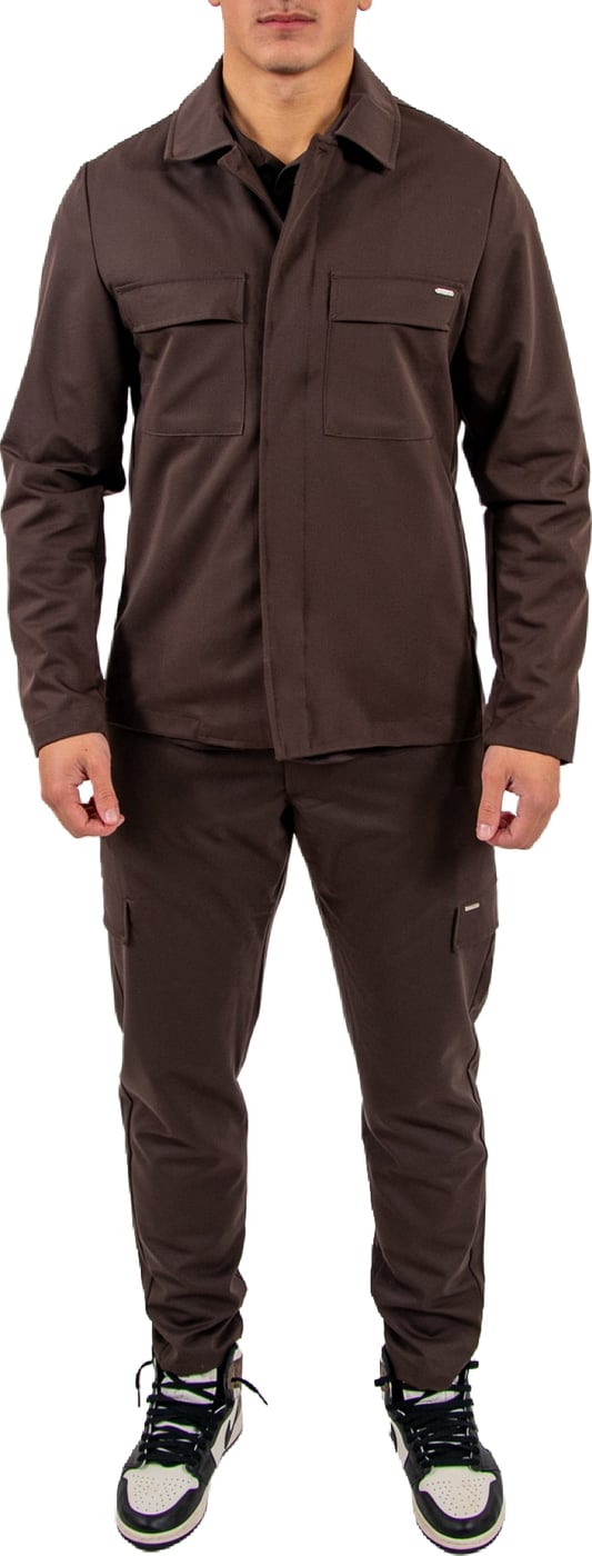 Malelions Malelions Premium Blend Overshirt MPD50026025 50001 Brown