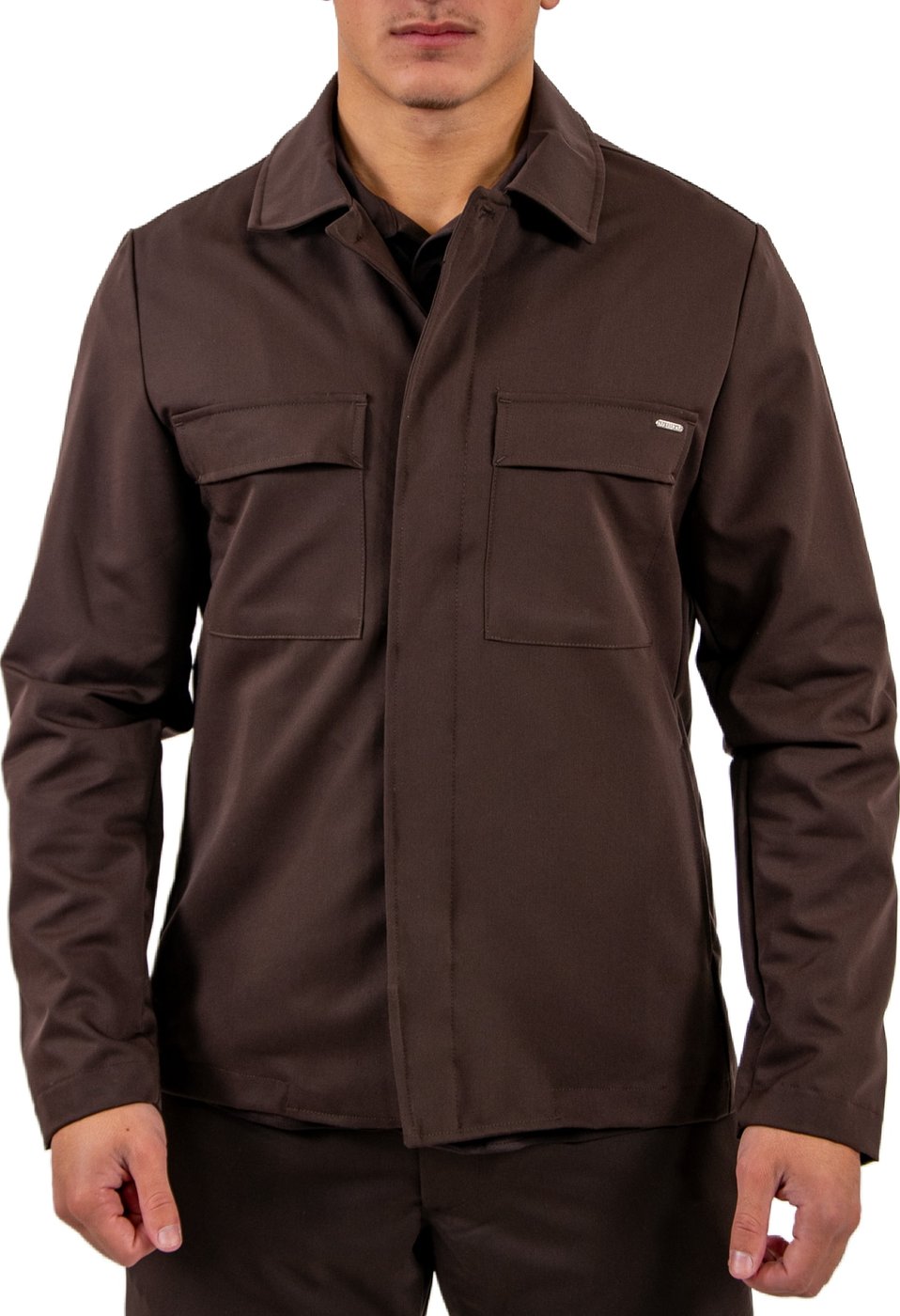 Malelions Malelions Premium Blend Overshirt MPD50026025 50001 Brown
