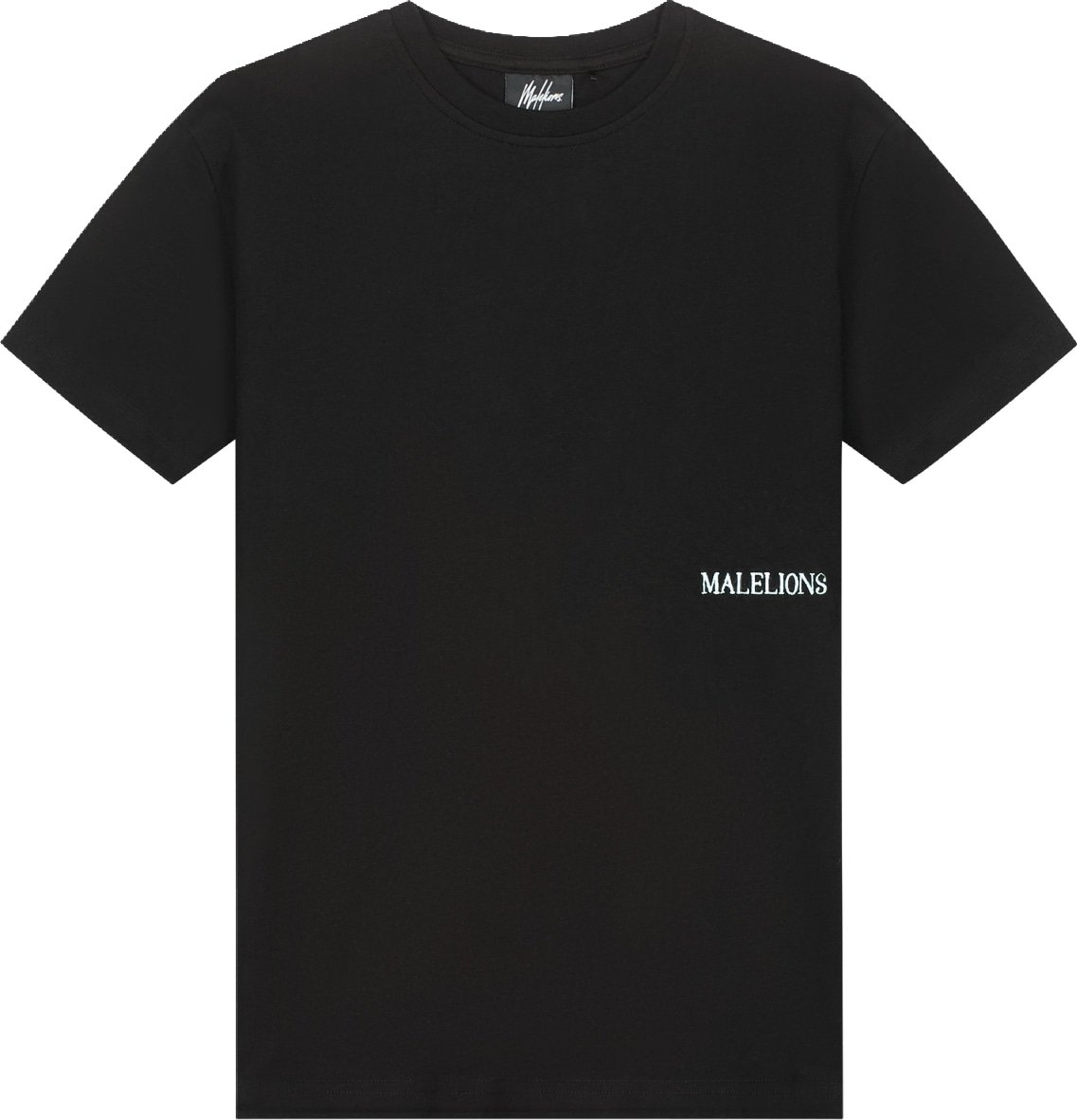 Malelions Relaxed Lago T-Shirt MJB30026019 Black 49001