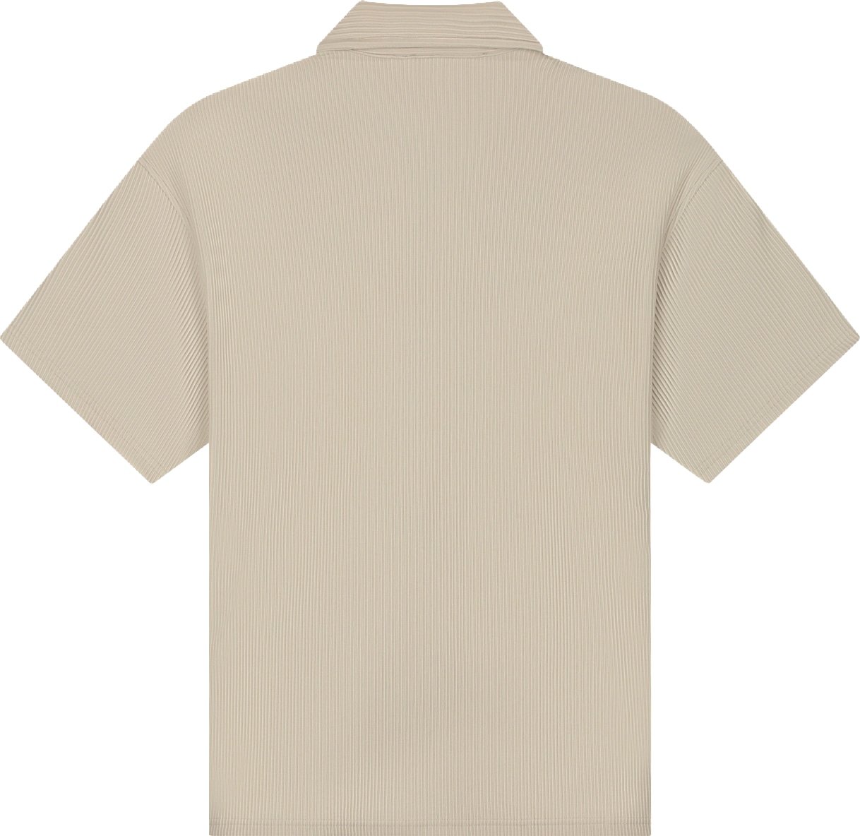 Malelions Ribbed Script Shirt MJB30026013 Cream 40003