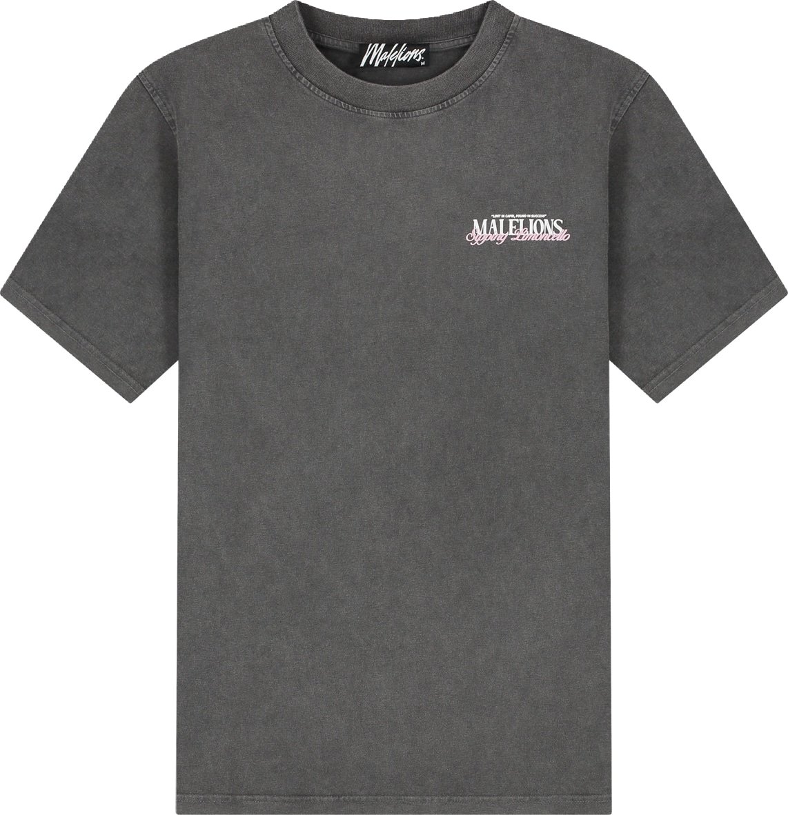 Malelions Sipping Limoncello T-Shirt MMA30026027 Acid Wash 59000