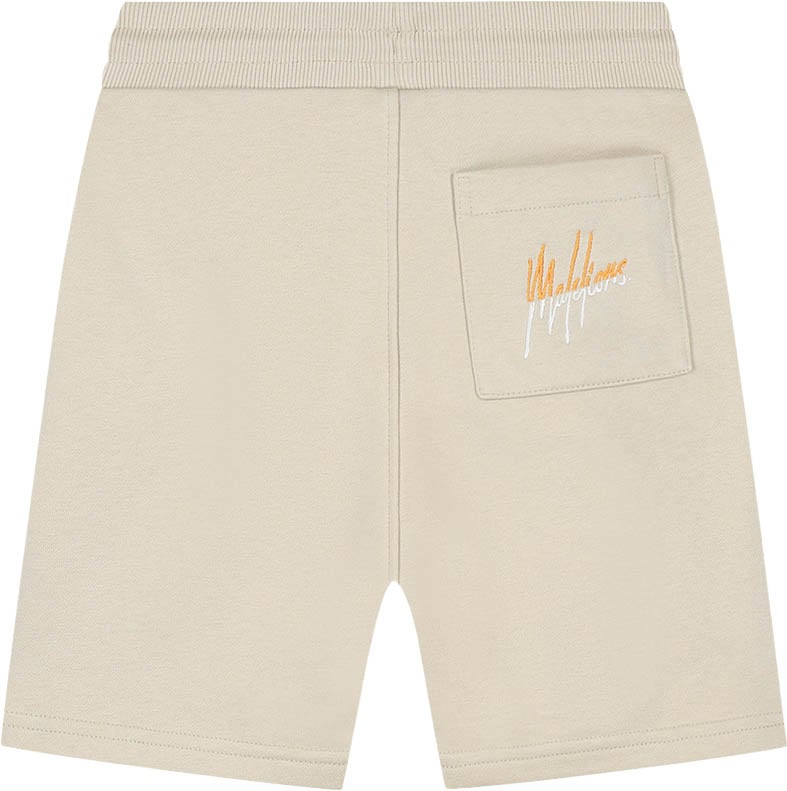 Malelions Split Shorts MJB30026009 Beige/Orange 50010