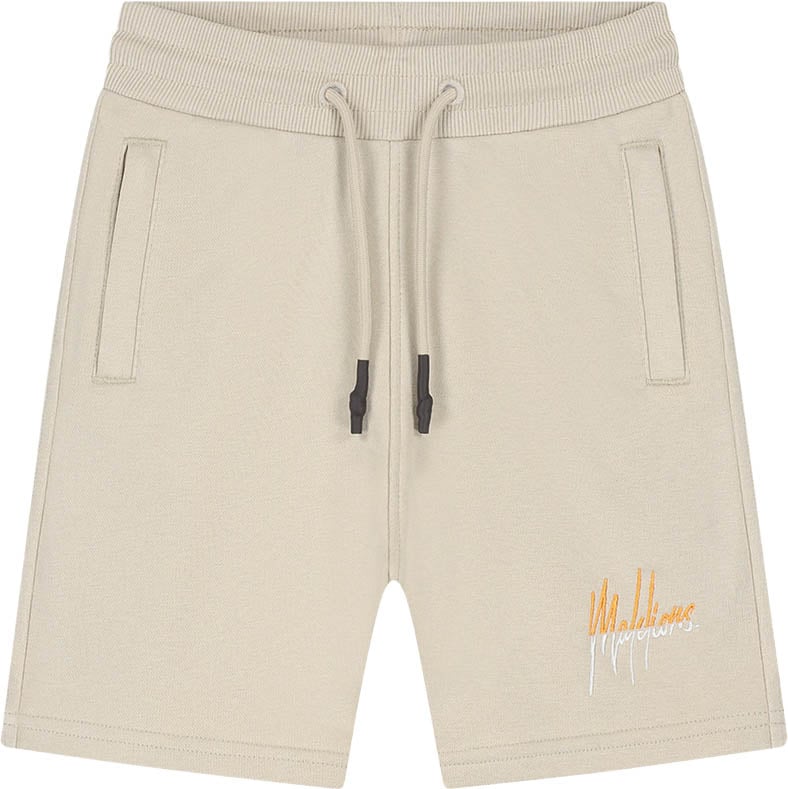 Malelions Split Shorts MJB30026009 Beige/Orange 50010