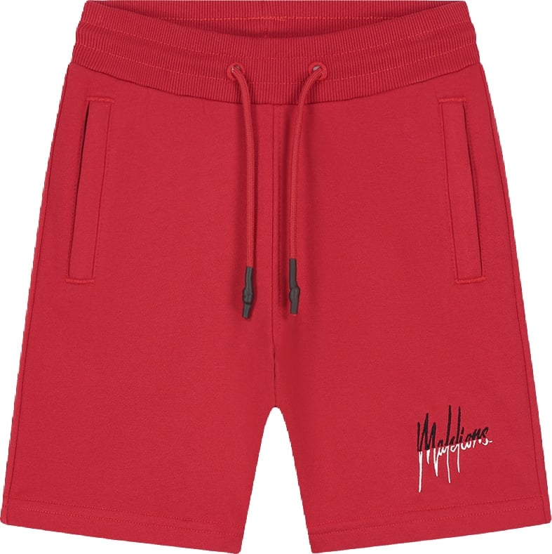 Malelions Split Shorts MJB30026009 Red/White 45002