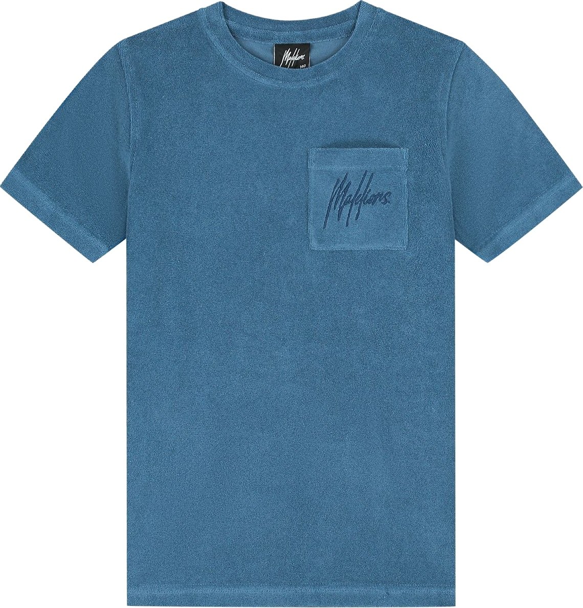 Malelions Towelling T-Shirt MJ1-HS25-09 Indigo