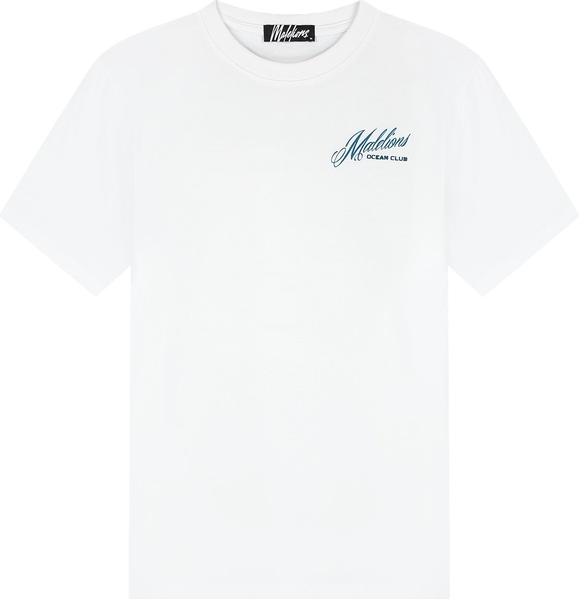 Malelions Yacht T-Shirt MM1-HS25-57 White