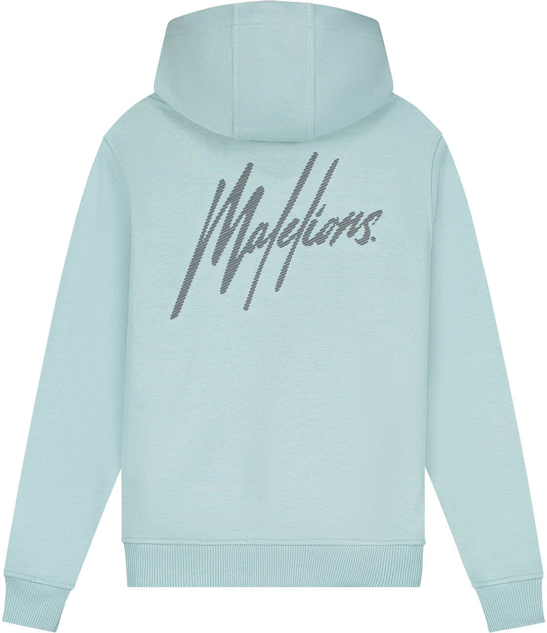 Malelions Junior Striped Signature Hoodie