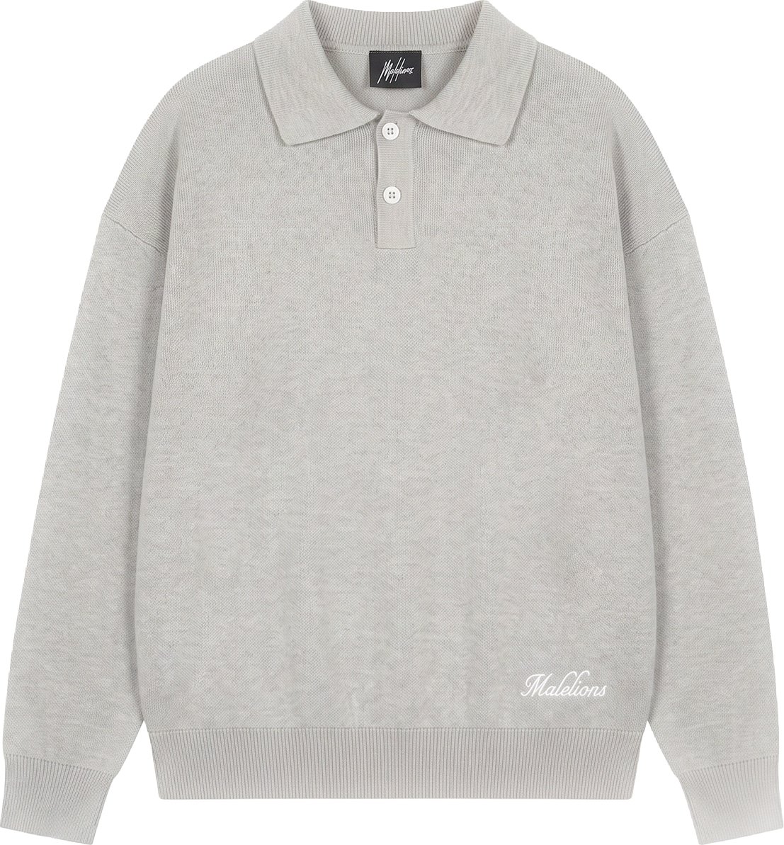 Malelions Junior Knitted Script Polo