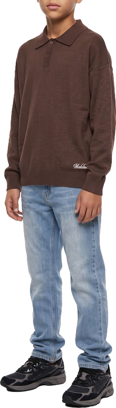 Malelions Junior Knitted Script Polo