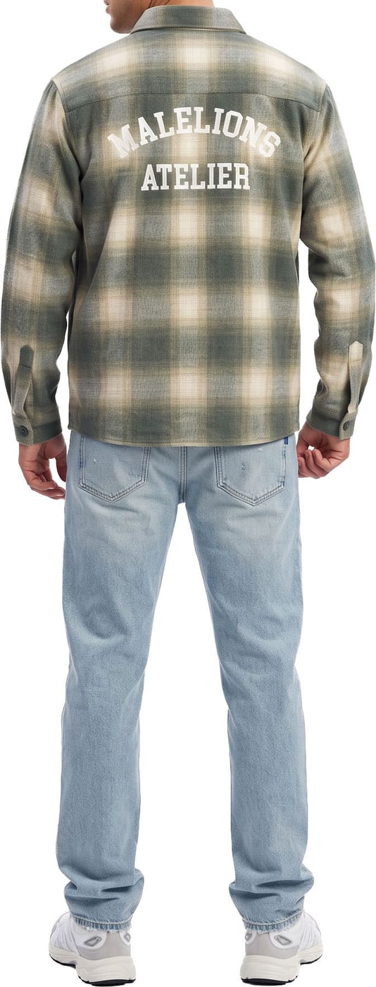 Malelions Men Atelier Flannel Shirt