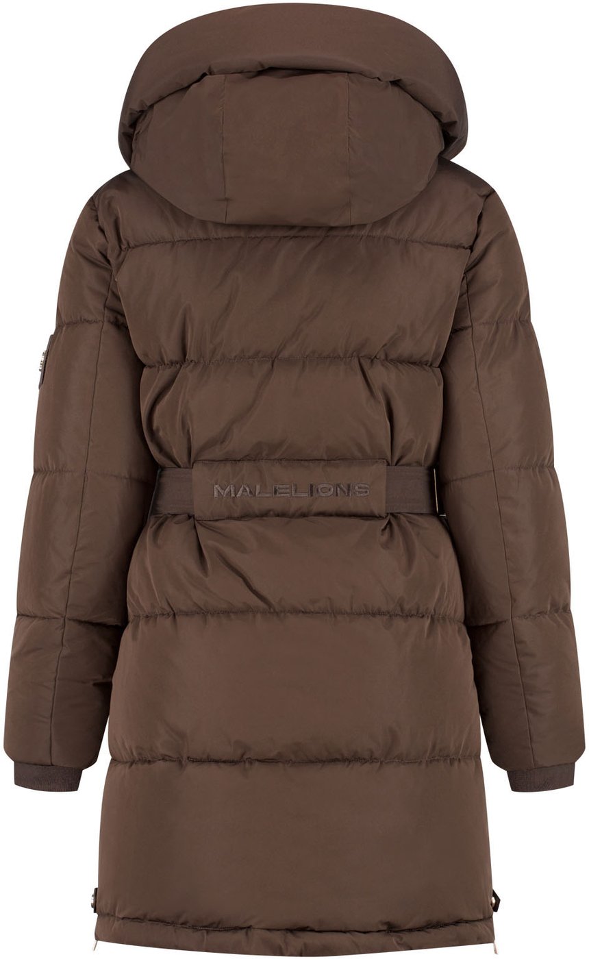 Malelions Women Emblem Mid Length Puffer Jacket