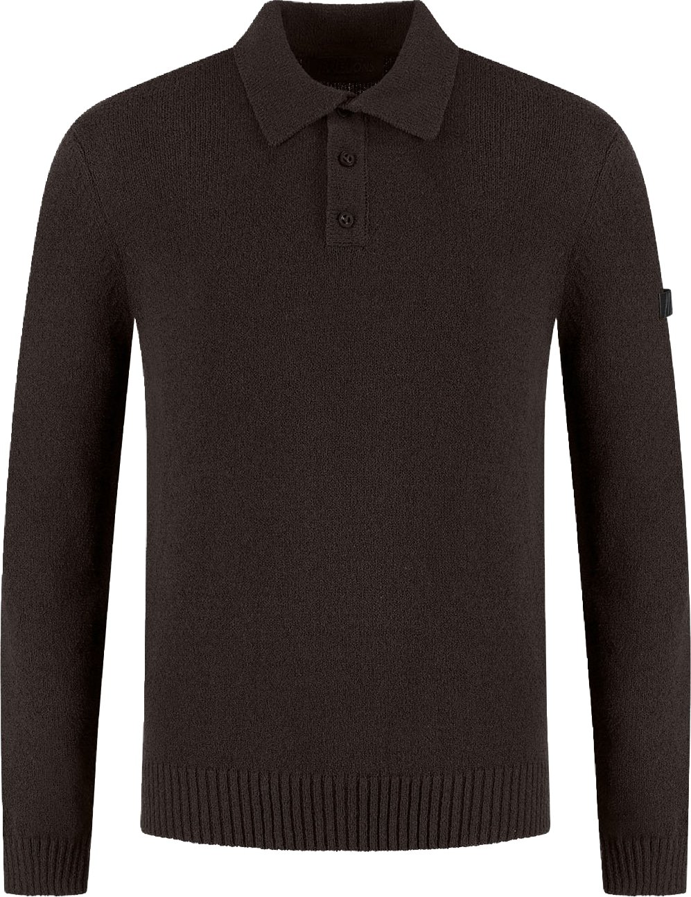 Malelions Premium Knitted Bouclé Longsleeve Polo