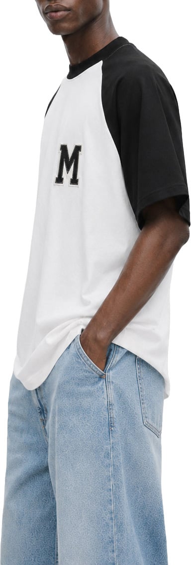 Paris College Baseball Stitch T-shirt Black