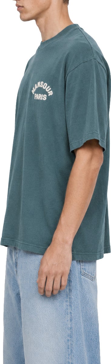 Paris College T-shirt Vintage Green