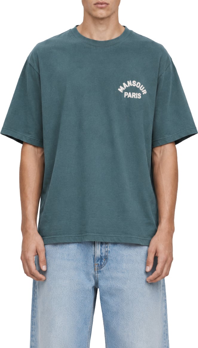 Paris College T-shirt Vintage Green