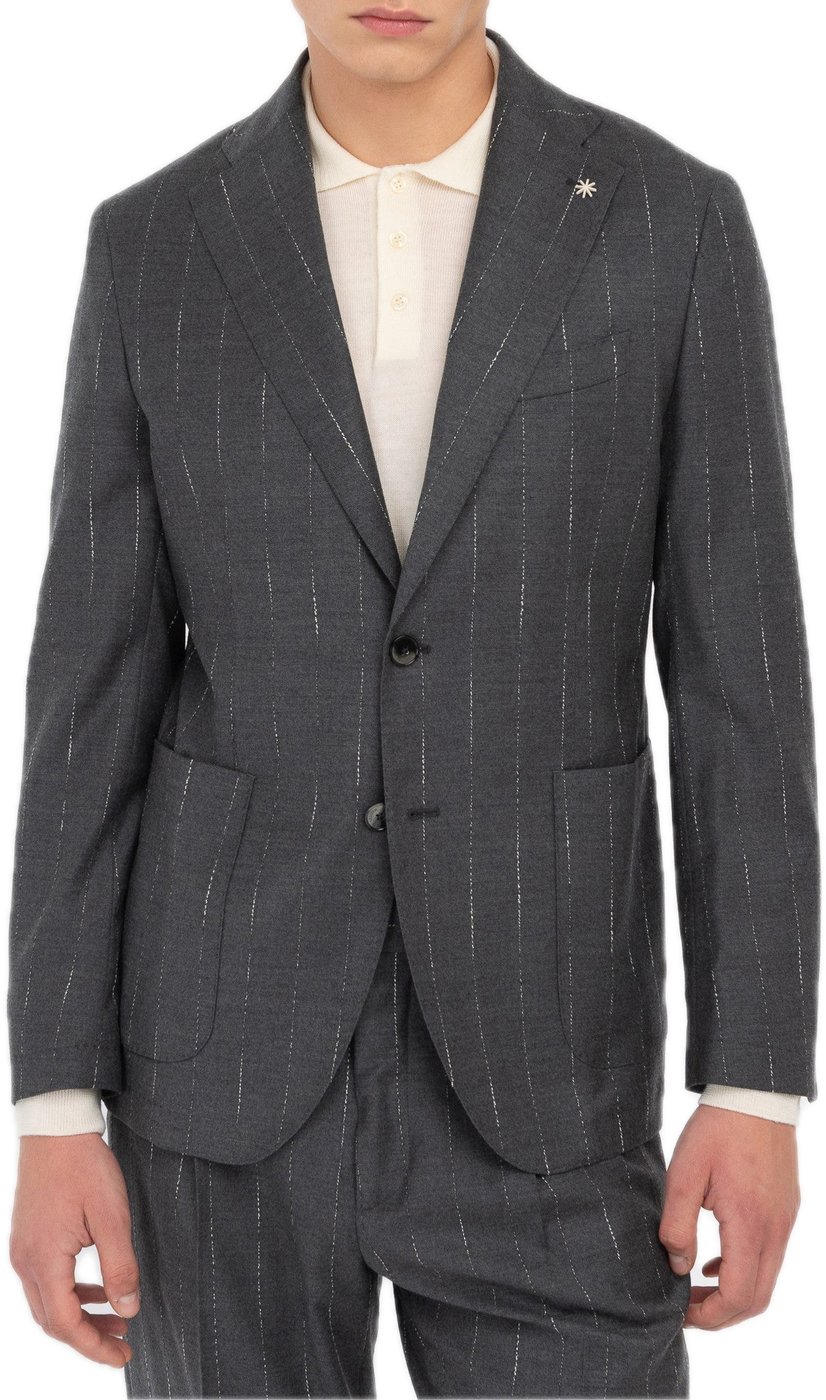 Suit grey stripe