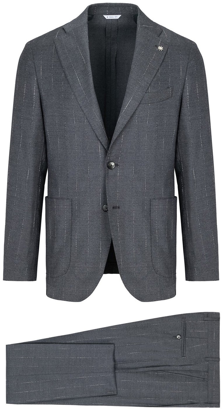 Suit grey stripe