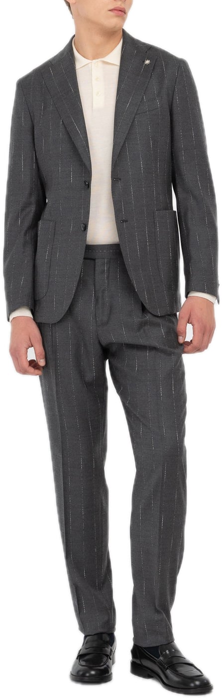 Suit grey stripe