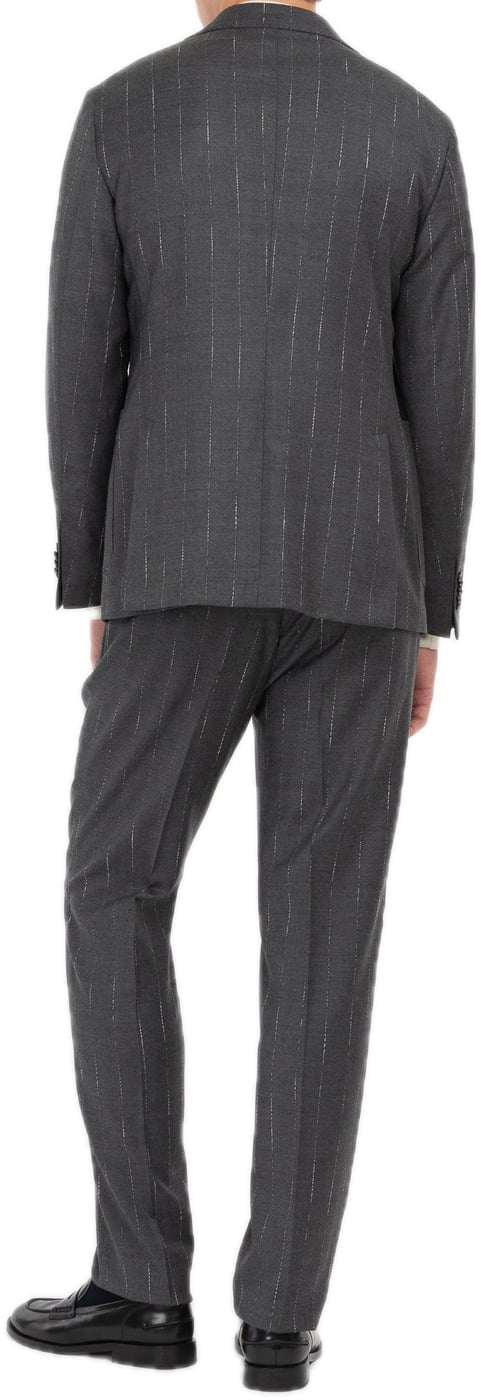 Suit grey stripe