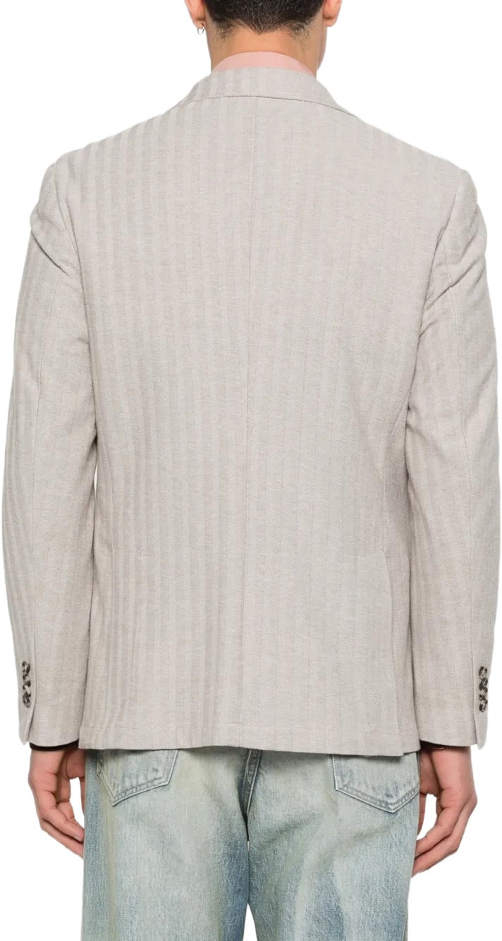 blazer tricot beige