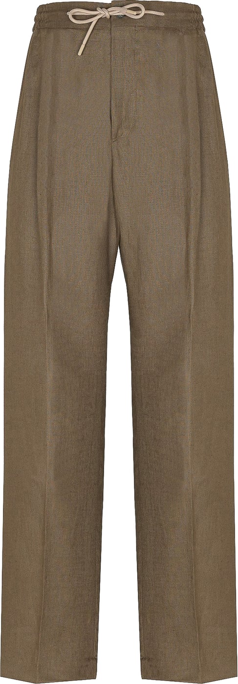 broek linnen bruin