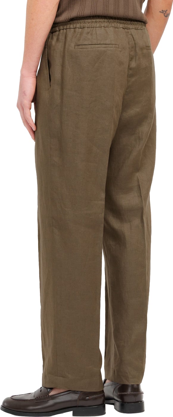 broek linnen bruin