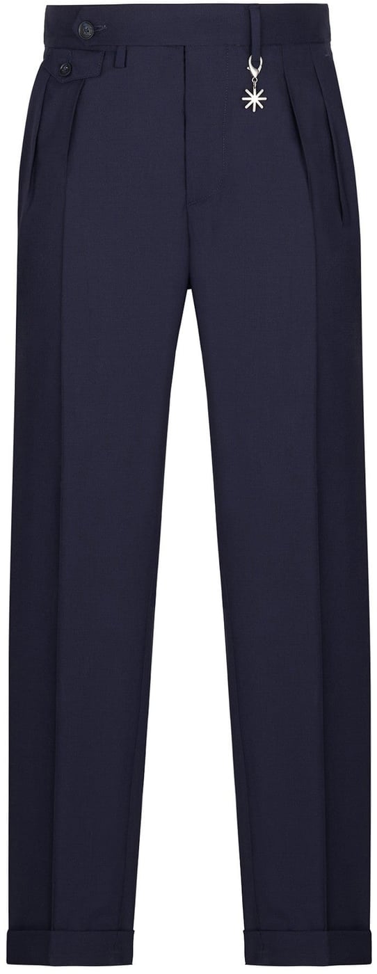 broek linnen navy