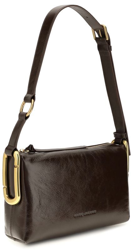 The Juliette Crinkle Leather Messenger Bag