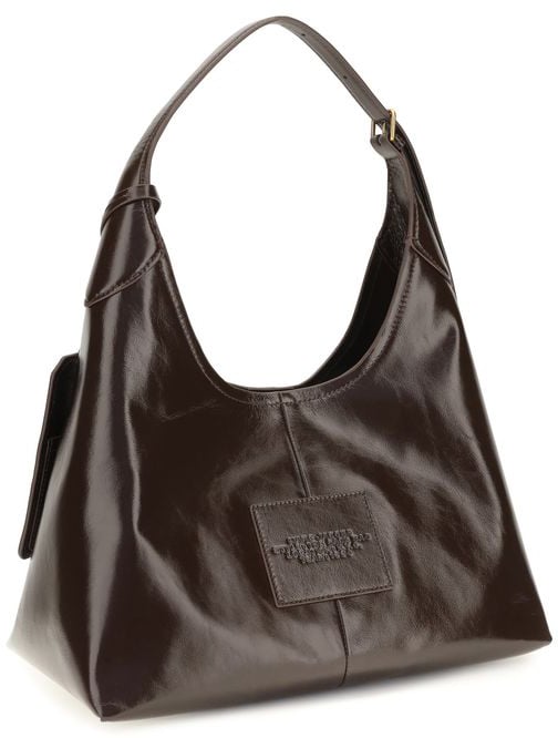 Marc Jacobs Brown Calf Leather Bos Taurus Shoulder Bag
