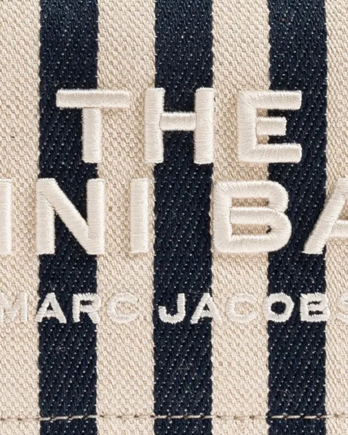 Blue Sea Striped Canvas Mini Shoulder Bag