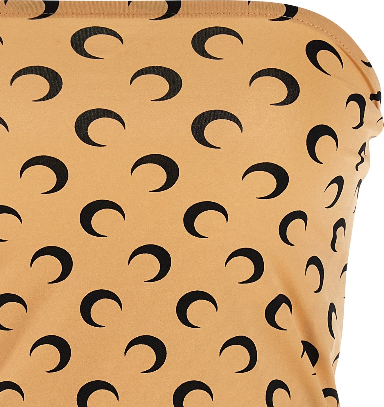 Marine Serre Beige Polyamide T-Shirt