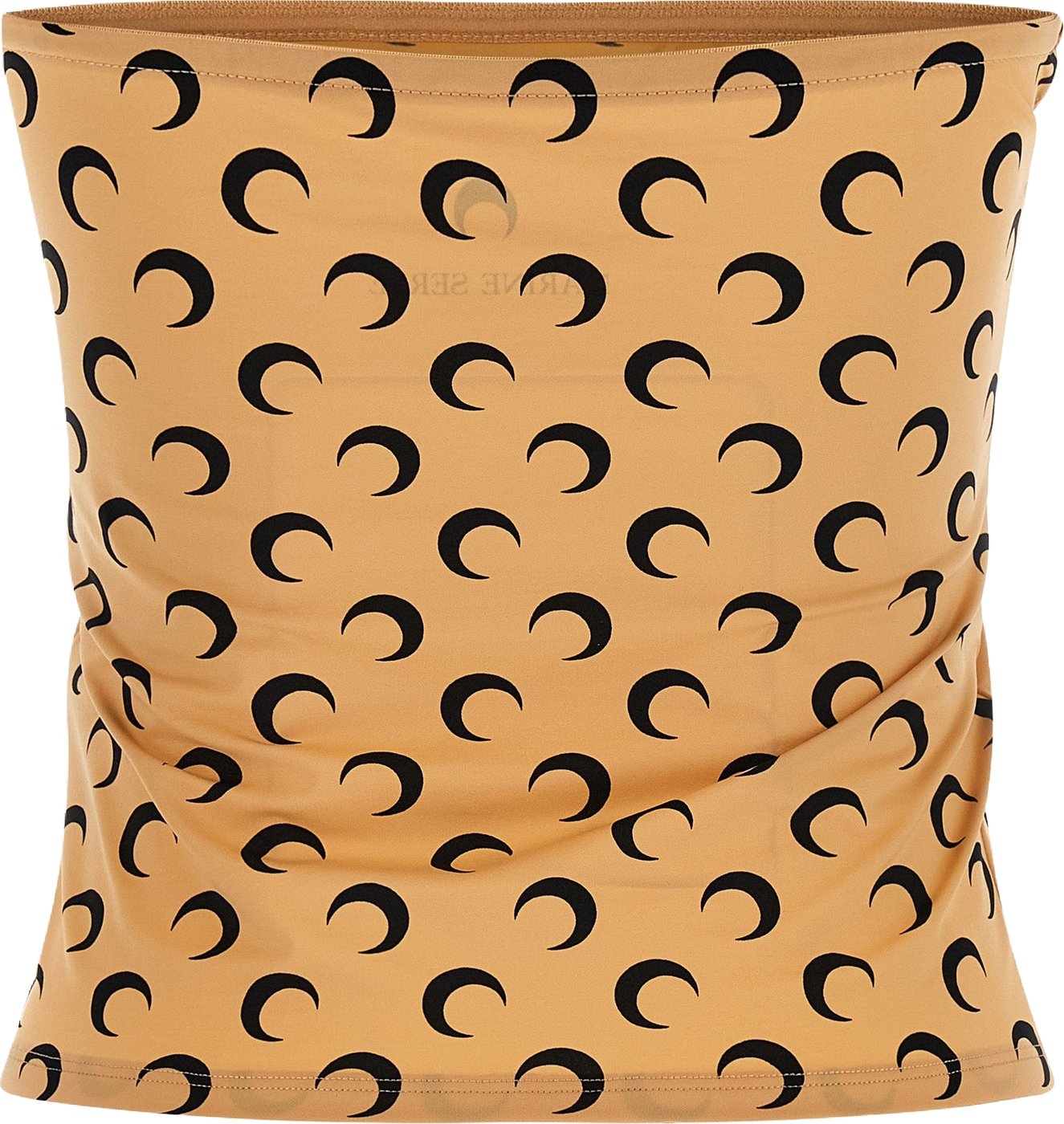 Marine Serre Beige Polyamide T-Shirt