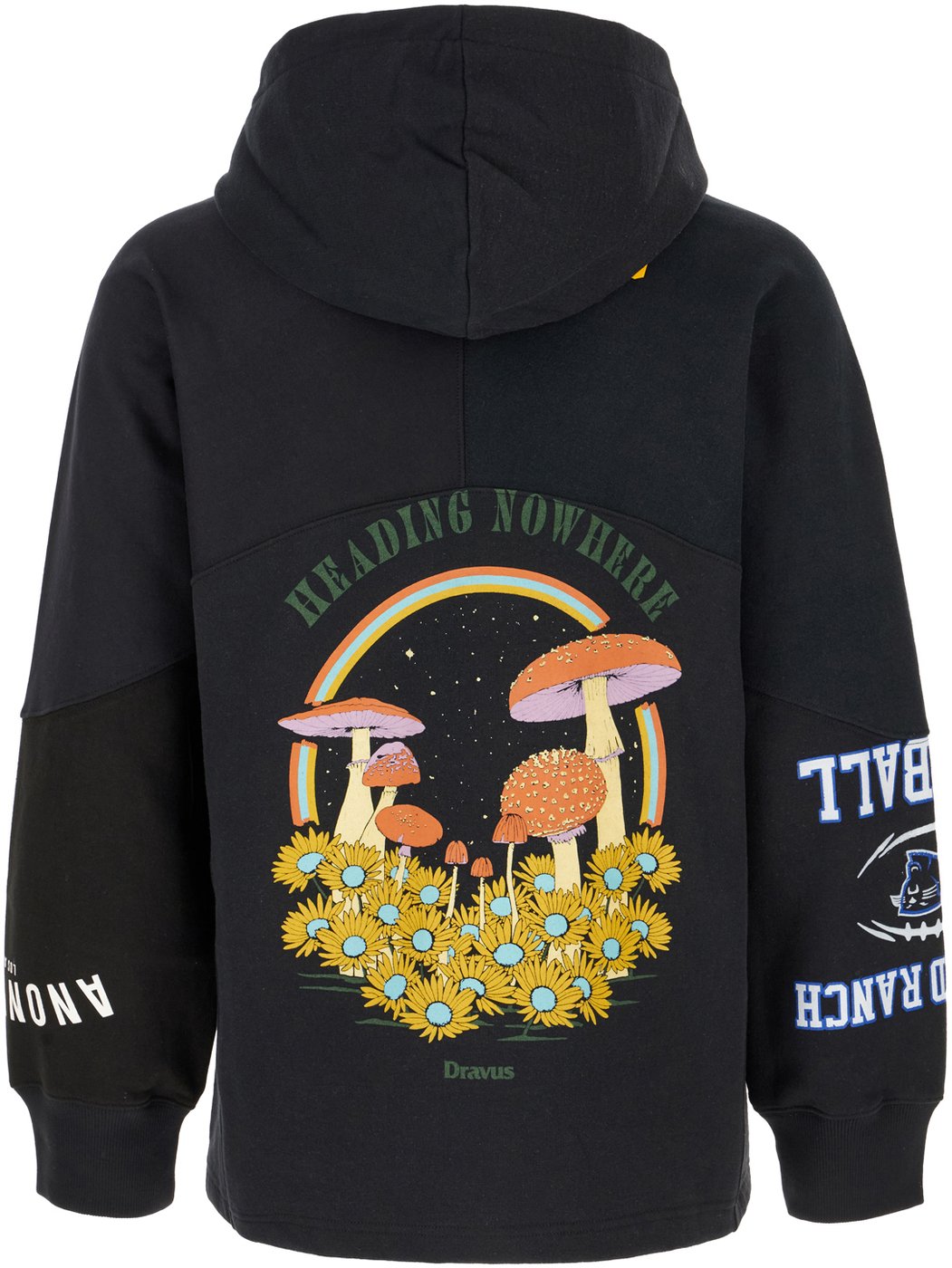 Marine Serre Black cotton and polyester sweatshirt