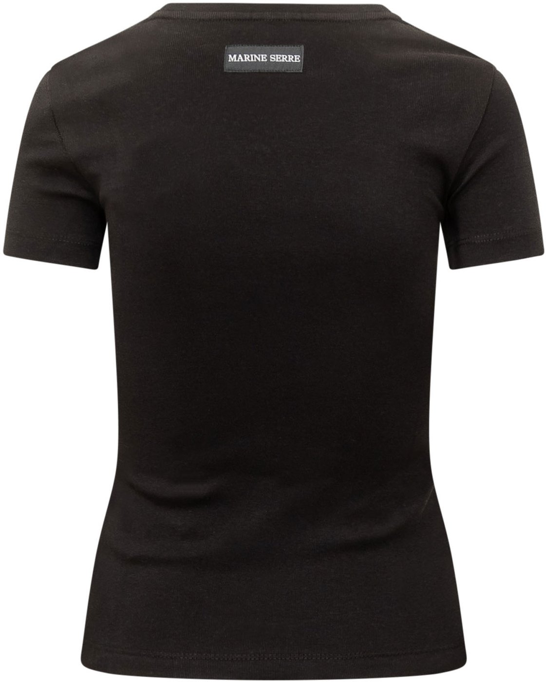 T-Shirt a Coste con Logo Moon