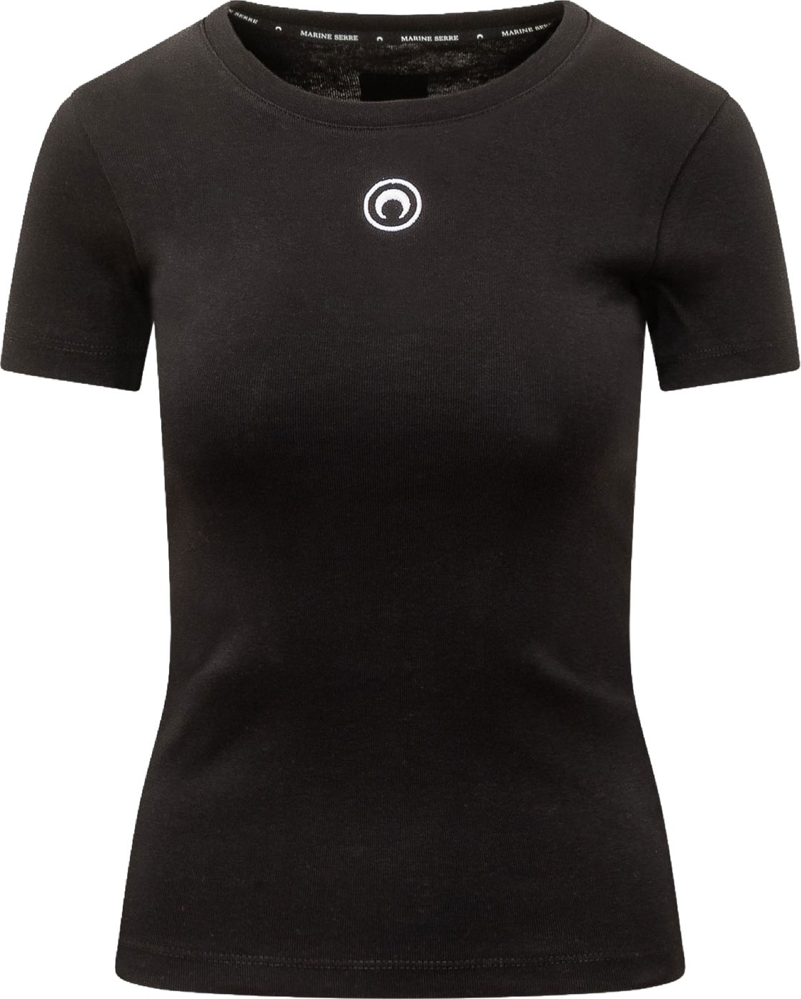 T-Shirt a Coste con Logo Moon