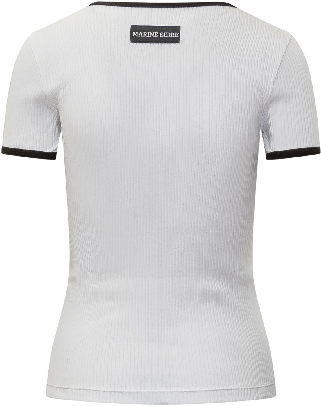T-Shirt Bicolore con Logo Moon