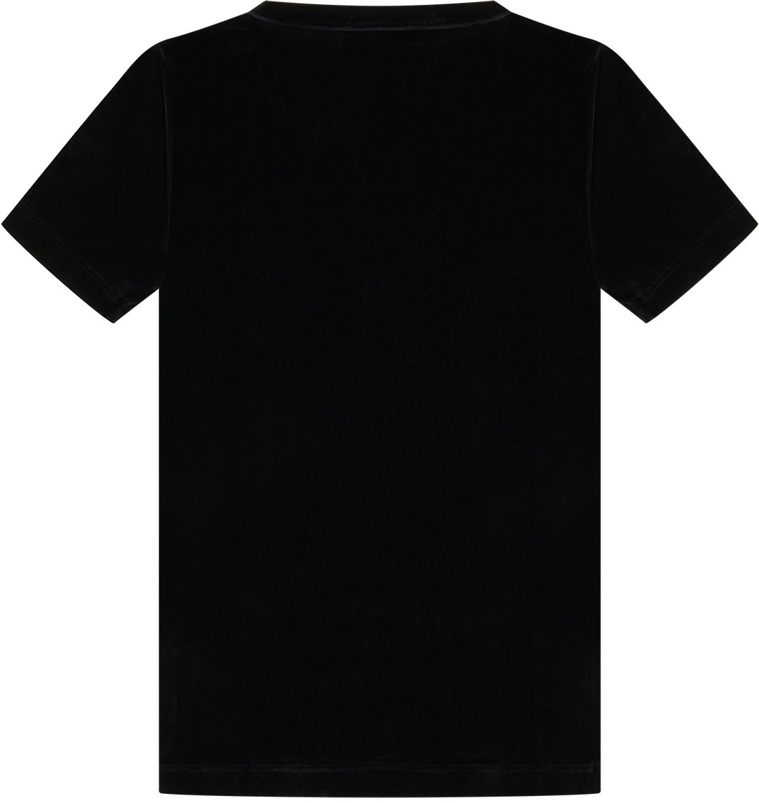 Marine Serre Black velvet t-shirt