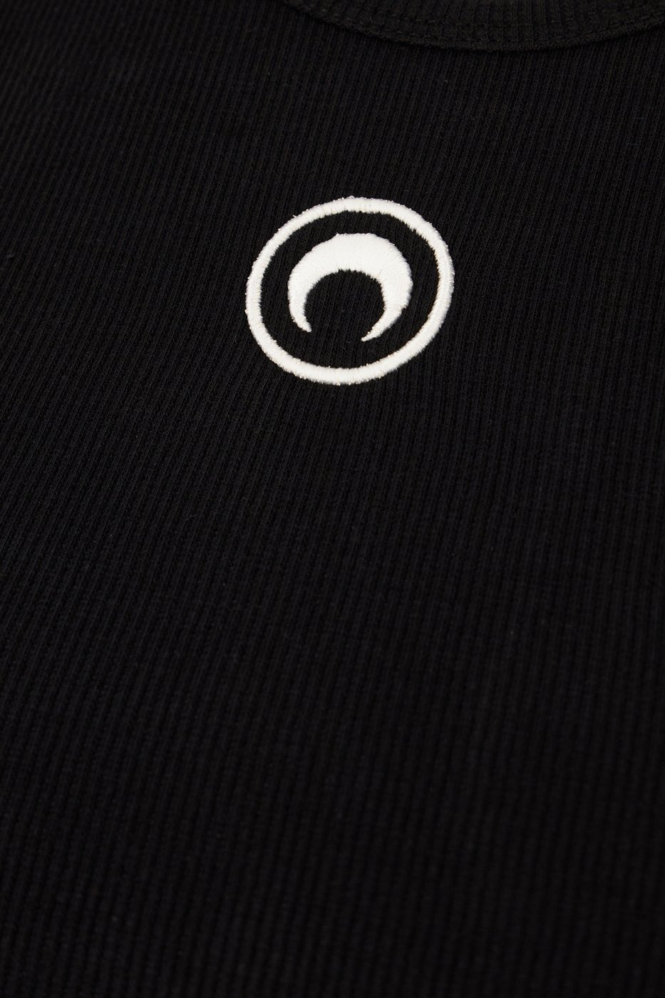 Marine Serre Black cotton top