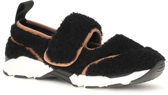 Marni Black Polyamide Athletic Sneakers