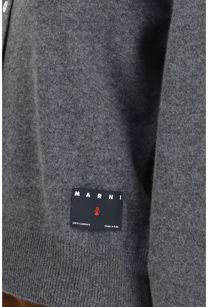 Marni Gray Cashmere Cardigan
