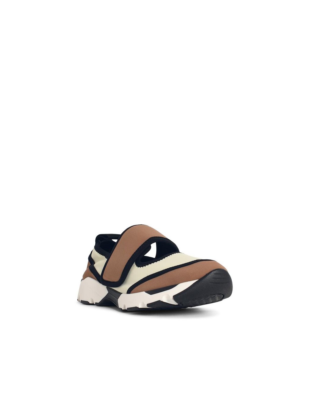 Slip-On Sneakers with Wide Strap and Chunky Sole
