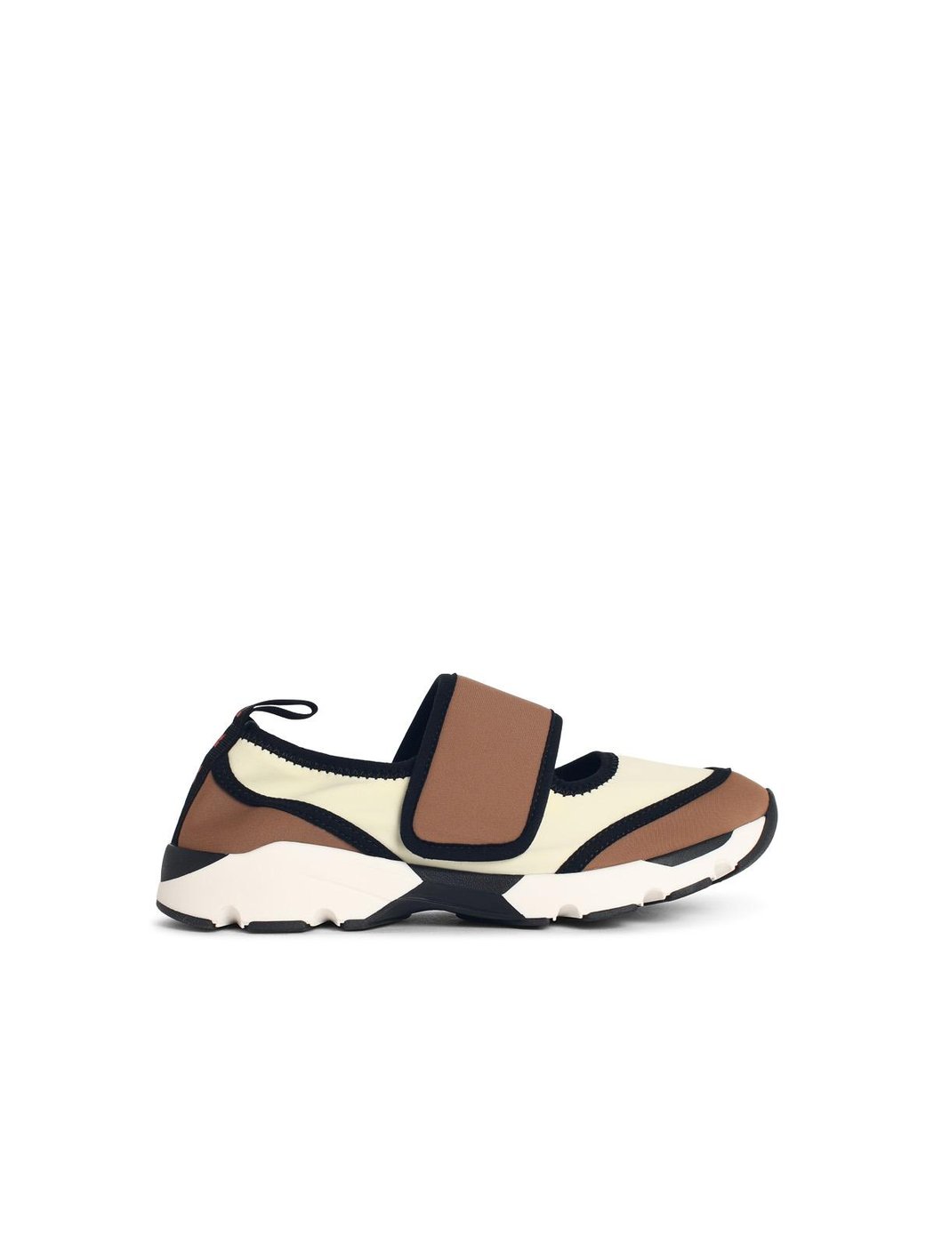Slip-On Sneakers with Wide Strap and Chunky Sole