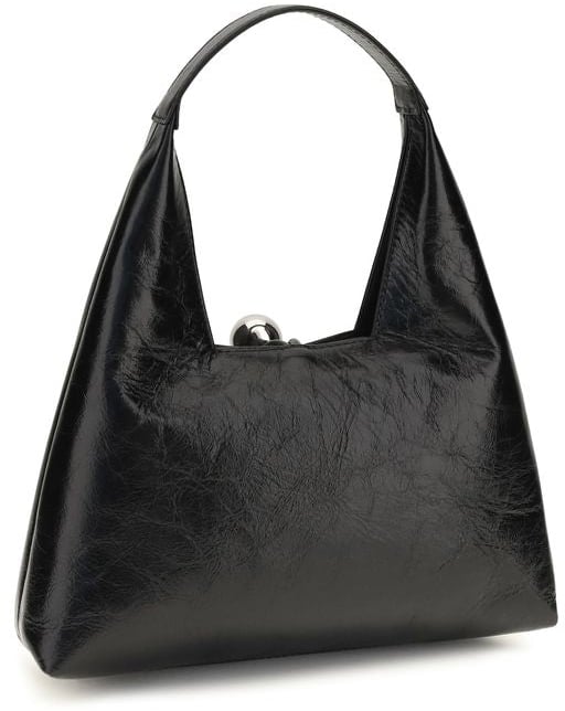 Marni Black Calf Leather Bos Taurus Shoulder Bag