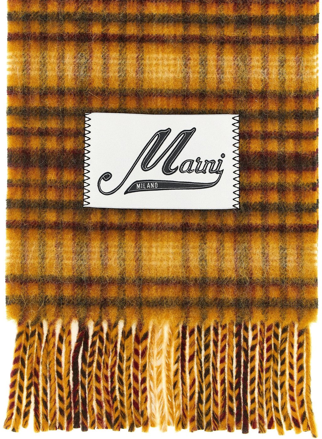 Marni Multicolor Virgin Wool Foulard