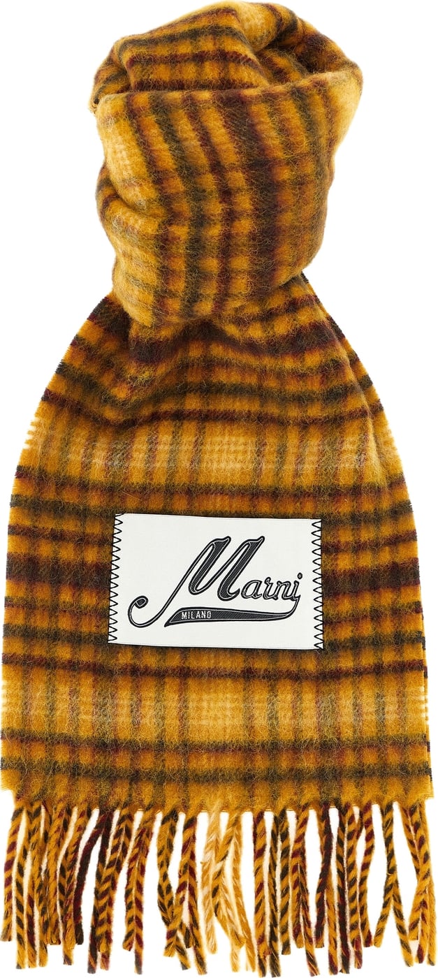 Marni Multicolor Virgin Wool Foulard