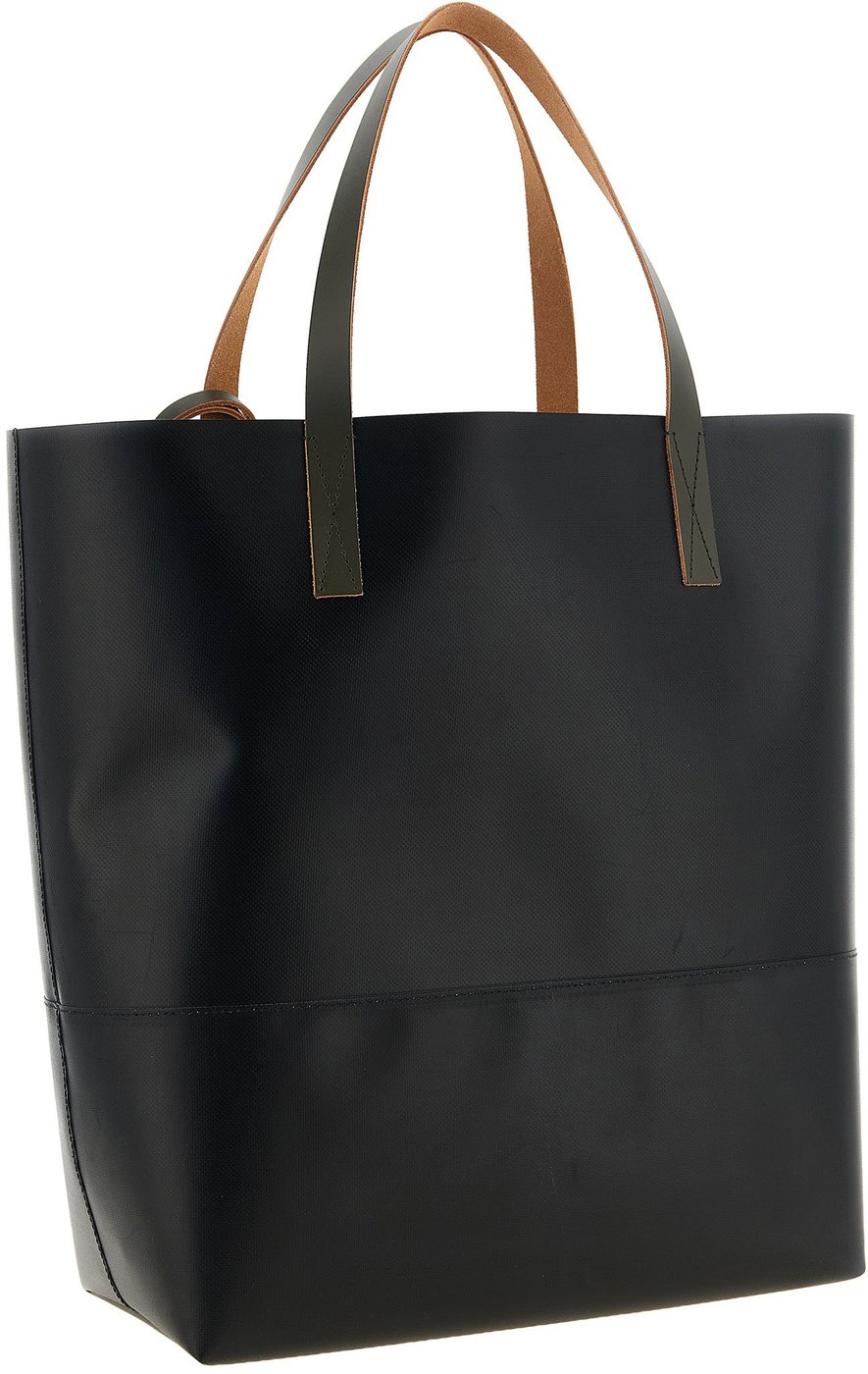 Marni Black Polyester Tote Bag
