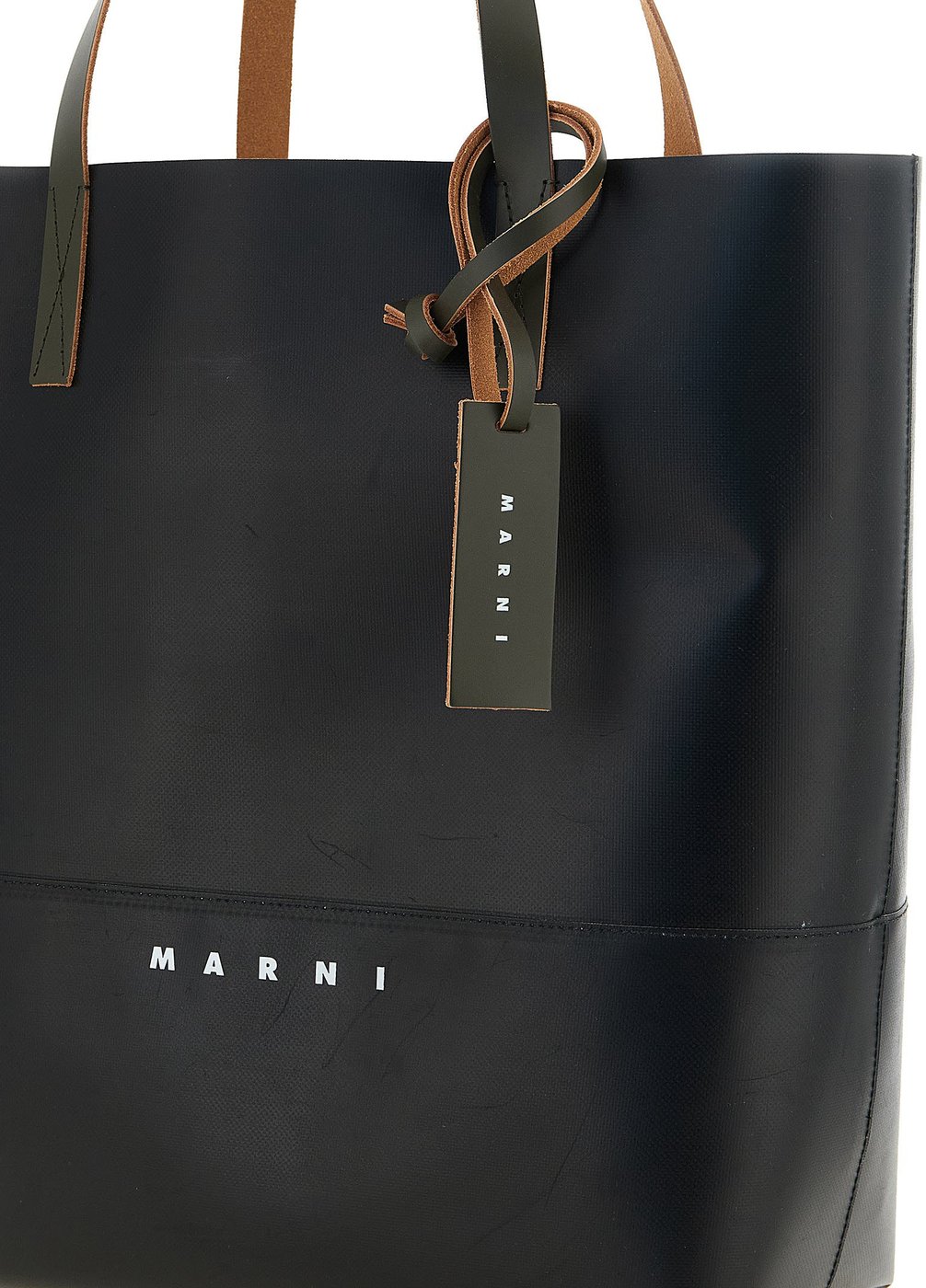 Marni Black Polyester Tote Bag