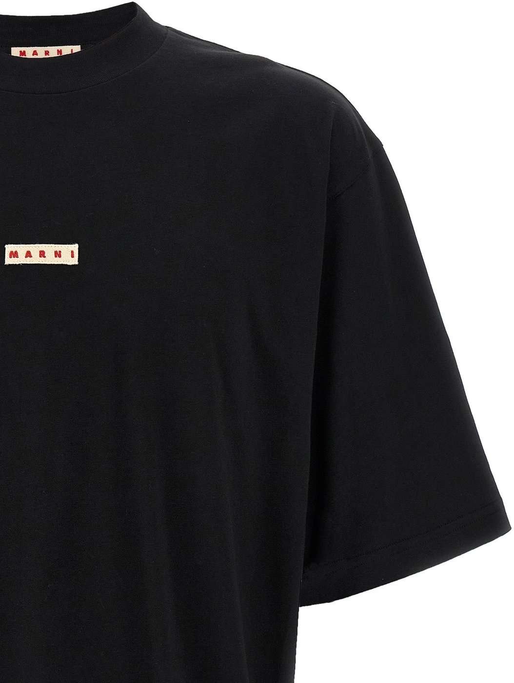 Marni Black Cotton T-Shirt
