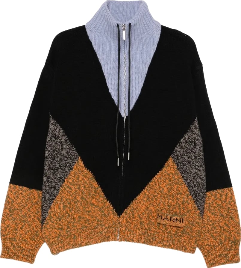 Jacket Black/blue/beige